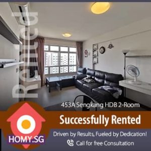 Rent Sengkang HDB 2-Room